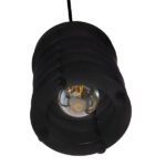 GLOBOSTAR® DARSEY 10001145 Vintage Κρεμαστό Φωτιστικό Οροφής με Ντουί 1 x E27 AC 220-240V IP20 - Μαύρο - Μ10 x Π10 x Υ25cm - Image 9