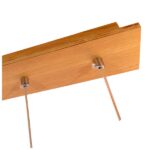 GLOBOSTAR® CALISTA 10001254 Μοντέρνο Κρεμαστό Φωτιστικό Οροφής με Ντουί 11 x G4 AC 220-240V IP20 - Μπεζ - Μ120 x Π8 x Υ33cm - Image 6