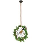 GLOBOSTAR® BRADLEY 10001328 Vintage Κρεμαστό Φωτιστικό Οροφής με Ντουί 1 x E27 AC 220-240V IP20 - Πολύχρωμο - Μ33 x Π33 x Υ33cm - Image 5