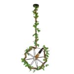 GLOBOSTAR® BRADLEY 10001328 Vintage Κρεμαστό Φωτιστικό Οροφής με Ντουί 1 x E27 AC 220-240V IP20 - Πολύχρωμο - Μ33 x Π33 x Υ33cm - Image 7