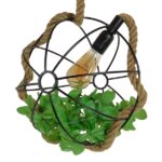 GLOBOSTAR® BRADLEY 10001328 Vintage Κρεμαστό Φωτιστικό Οροφής με Ντουί 1 x E27 AC 220-240V IP20 - Πολύχρωμο - Μ33 x Π33 x Υ33cm - Image 10