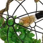 GLOBOSTAR® BRADLEY 10001329 Vintage Κρεμαστό Φωτιστικό Οροφής με Ντουί 1 x E27 AC 220-240V IP20 - Πολύχρωμο - Μ42 x Π42 x Υ42cm - Image 12