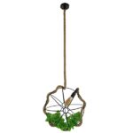 GLOBOSTAR® BRADLEY 10001329 Vintage Κρεμαστό Φωτιστικό Οροφής με Ντουί 1 x E27 AC 220-240V IP20 - Πολύχρωμο - Μ42 x Π42 x Υ42cm - Image 4