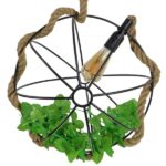 GLOBOSTAR® BRADLEY 10001329 Vintage Κρεμαστό Φωτιστικό Οροφής με Ντουί 1 x E27 AC 220-240V IP20 - Πολύχρωμο - Μ42 x Π42 x Υ42cm - Image 9