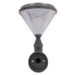 GLOBOSTAR® SOLARTIS 12125 Φωτιστικό Κολωνάκι Κήπου LED 10W 1000lm 180° με Ενσωματωμένο Φωτοβολταϊκό Panel 6V 5W & Επαναφορτιζόμενη Μπαταρία Li-ion 3.2V 6000mAh με Αισθητήρα Ημέρας-Νύχτας Αδιάβροχο IP65 Ψυχρό Λευκό 6000K - Γκρι Ανθρακί - Μ26 x Π26 x Υ37cm - 2 Χρόνια Εγγύηση - Image 6