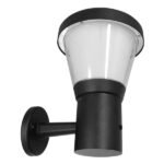 GLOBOSTAR® SOLARTIS 12126 Φωτιστικό Κολωνάκι Κήπου LED 10W 1000lm 180° με Ενσωματωμένο Φωτοβολταϊκό Panel 6V 5W & Επαναφορτιζόμενη Μπαταρία Li-ion 3.2V 6000mAh με Αισθητήρα Ημέρας-Νύχτας Αδιάβροχο IP65 Ψυχρό Λευκό 6000K - Γκρι Ανθρακί - Μ24 x Π32 x Υ28cm - 2 Χρόνια Εγγύηση - Image 3