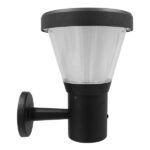 GLOBOSTAR® SOLARTIS 12126 Φωτιστικό Κολωνάκι Κήπου LED 10W 1000lm 180° με Ενσωματωμένο Φωτοβολταϊκό Panel 6V 5W & Επαναφορτιζόμενη Μπαταρία Li-ion 3.2V 6000mAh με Αισθητήρα Ημέρας-Νύχτας Αδιάβροχο IP65 Ψυχρό Λευκό 6000K - Γκρι Ανθρακί - Μ24 x Π32 x Υ28cm - 2 Χρόνια Εγγύηση - Image 4