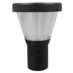 GLOBOSTAR® SOLARTIS 12126 Φωτιστικό Κολωνάκι Κήπου LED 10W 1000lm 180° με Ενσωματωμένο Φωτοβολταϊκό Panel 6V 5W & Επαναφορτιζόμενη Μπαταρία Li-ion 3.2V 6000mAh με Αισθητήρα Ημέρας-Νύχτας Αδιάβροχο IP65 Ψυχρό Λευκό 6000K - Γκρι Ανθρακί - Μ24 x Π32 x Υ28cm - 2 Χρόνια Εγγύηση - Image 5