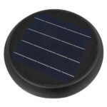 GLOBOSTAR® SOLARTIS 12129 Φωτιστικό Κολωνάκι Κήπου LED 10W 1000lm 180° με Ενσωματωμένο Φωτοβολταϊκό Panel 6V 5W & Επαναφορτιζόμενη Μπαταρία Li-ion 3.2V 6000mAh με Αισθητήρα Ημέρας-Νύχτας Αδιάβροχο IP65 Ψυχρό Λευκό 6000K - Γκρι Ανθρακί - Μ26 x Π33 x Υ28cm - 2 Χρόνια Εγγύηση - Image 7