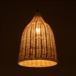 GLOBOSTAR® BAHAMAS 01202 Boho Κρεμαστό Φωτιστικό Οροφής με Ντουί 1 x E27 AC 220-240V IP20 - Μπεζ - Μ30 x Π30 x Υ40cm - Image 3