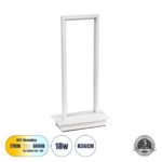 GLOBOSTAR® CORNELIE 60461 Μοντέρνο Επιτραπέζιο Φωτιστικό LED CCT 18W 1980lm 200° AC 220-240V IP20 Ρυθμιζόμενο Λευκό CCT με On/Off 2700K/4500K/6000K - Lumileds SMD Chip - Λευκό - Μ18 x Π10 x Υ36cm - 3 Χρόνια Εγγύηση - Image 2