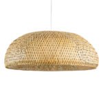 GLOBOSTAR® SAN TROPEZ 00674 Boho Κρεμαστό Φωτιστικό Οροφής με Ντουί 1 x E27 AC 220-240V IP20 - Μπεζ - Μ80 x Π80 x Y28cm - Image 2