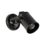 GLOBOSTAR® JAKE 00948 Μοντέρνο Φωτιστικό Τοίχου - Απλίκα με Ντουί 1 x E27 AC 220-240V IP20 - Μαύρο - Μ9 x Π22 x Y22cm - Image 2