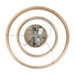 GLOBOSTAR® DIAMOND DUO 61151-DECO Μοντέρνο Κρεμαστό Φωτιστικό Οροφής LED 75W 8743lm 360° AC 220-240V IP20 Ρυθμιζόμενο Λευκό CCT με Χειριστήριο από 2700K έως 6000K Dimmable - Lumileds SMD Chip - Χρυσό Βούρτσας - Μ60 x Π60 x Υ60cm - 3 Χρόνια Εγγύηση - Image 10