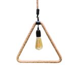 GLOBOSTAR® MALVERN 10001238 Vintage Κρεμαστό Φωτιστικό Οροφής με Ντουί 1 x E27 AC 220-240V IP20 - Μαύρο & Μπεζ - Μ37 x Π22 x Υ34cm - Image 2