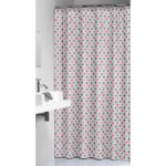 Diamonds 180x200 pink κουρτίνα μπάνιου υφασμάτινη Sealskin