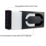 GloboStar® 71518 Αυτόνομο Ηλιακό Φωτιστικό LED SMD 1W 100lm με Ενσωματωμένη Μπαταρία 1000mAh - Φωτοβολταϊκό Πάνελ με Αισθητήρα Ημέρας-Νύχτας για Αρίθμηση Δρόμου με Αριθμό 8 Αδιάβροχο IP55 Ψυχρό Λευκό 6000K - Image 8