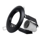 GLOBOSTAR® ACIDA 77845 Χωνευτή Βάση για Σποτ R63 με Ντουί E27 IP20 - Μαύρο Ματ - Μ11 x Π11 x Υ11cm / Q9cm - Image 2