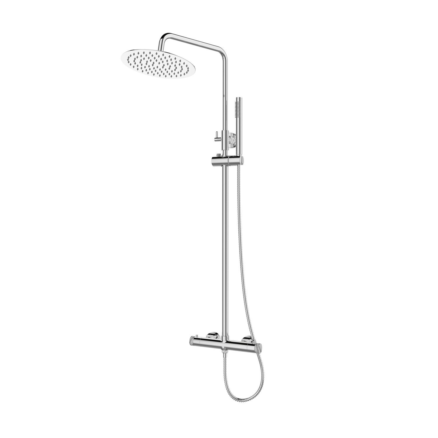 299P12-624A-MB Θερμοστατική μπαταρία σταθερού ντους JOAN Marmo Bianco 299P12-624A-MB KARAG - Image 1