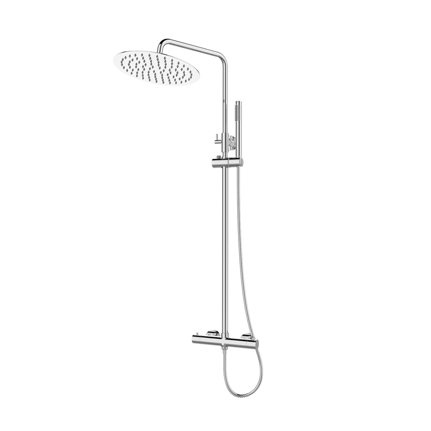 299P12-624A_1 Θερμοστατική μπαταρία σταθερού ντους JOAN Cromo 299P12-624A KARAG - Image 1