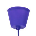 GLOBOSTAR® CABLITO 61560 Μοντέρνο Κρεμαστό Φωτιστικό Οροφής με Ντουί 1 x E27 AC 220-240V IP20 - Μωβ - Μ4 x Π4 x Υ110cm - Image 3