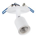 GLOBOSTAR® SARA 00848 Χωνευτό Φωτιστικό Οροφής με Ντουί 1 x E27 AC 220-240V IP20 - Λευκό - Μ8 x Π8 x Υ8.5cm / Q7cm - Image 2