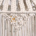 GLOBOSTAR® ALGERIA 36202 Μοντέρνο Κρεμαστό Φωτιστικό Οροφής με Ντουί 1 x E27 AC 220-240V IP20 - Μπεζ - Μ40 x Π40 x Υ50cm - Image 8