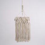 GLOBOSTAR® CONGO 36206 Boho Κρεμαστό Φωτιστικό Οροφής με Ντουί 1 x E27 AC 220-240V IP20 - Μπεζ - Μ30 x Π30 x Υ50cm - Image 5