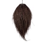 GLOBOSTAR® ARCHIPELAGO 01748 Boho Κρεμαστό Φωτιστικό Οροφής με Ντουί 1 x E27 AC 220-240V IP20 - Καφέ - Μ30 x Π30 x Υ63cm - Image 2