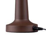 GloboStar® MOLLY 76519 Επαναφορτιζόμενο Επιτραπέζιο Φωτιστικό Πορτατίφ LED 1.5W 105lm 120° DC 5V IP44 Θερμό Λευκό 2700K Dimmable Καφέ Αλουμίνιο - Μ10 x Π10 x Υ23cm - 2 Xρόνια Εγγύηση - Image 7