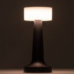 GloboStar® NANNA 76473 Επαναφορτιζόμενο Επιτραπέζιο Φωτιστικό Πορτατίφ LED 1.5W 105lm 120° DC 5V IP44 CCT Ultra Θερμό 1500K - Φυσικό Λευκό 4500K - Ψυχρό Λευκό 6000K Dimmable Ασημί & Λευκό Πλαστικό - Μ9 x Π9 x Υ21cm - 2 Χρόνια Εγγύηση - Image 10