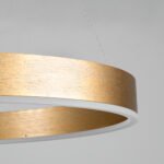 kelvo® VENOM 61190-DECO Μοντέρνο Κρεμαστό Φωτιστικό Οροφής LED 120W 14158lm 120° AC 220-240V IP20 Ρυθμιζόμενο Λευκό CCT με Χειριστήριο από 2700K έως 6000K Dimmable - Lumileds SMD Chip - Χρυσό Βούρτσας - Μ80 x Π80 x Υ60cm - 3 Χρόνια Εγγύηση - Image 8