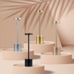 GloboStar® JOJO 76522 Επαναφορτιζόμενο Επιτραπέζιο Φωτιστικό Πορτατίφ LED 1.5W 105lm 120° DC 5V IP44 CCT Ultra Θερμό 1500K - Φυσικό Λευκό 4500K - Ψυχρό Λευκό 6000K Dimmable Χάλκινο Αλουμίνιο - Μ8 x Π8 x Υ34cm - 2 Χρόνια Εγγύηση - Image 14