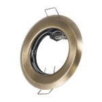 GLOBOSTAR® DELTA 77813 Χωνευτή Βάση για Σποτ MR16 με Ντουί GU10/GU5.3 IP20 - Μπρούτζινο - Μ8.3 x Π8.3 x Υ3.1cm / Q6cm - Image 2