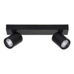 GLOBOSTAR® LEONARDO 60346 Μοντέρνο Φωτιστικό Οροφής LED 20W 2400lm 60° AC 220-240V IP20 Φυσικό Λευκό 4500K - Bridgelux COB - Μαύρο - Μ32 x Π7 x Υ11.8cm - 5 Χρόνια Εγγύηση - Image 3