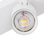 GLOBOSTAR® LEONARDO 60347 Μοντέρνο Φωτιστικό Οροφής LED 20W 2400lm 60° AC 220-240V IP20 Φυσικό Λευκό 4500K - Bridgelux COB - Λευκό - Μ32 x Π7 x Υ11.8cm - 5 Χρόνια Εγγύηση - Image 9