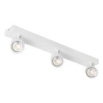 GLOBOSTAR® LEONARDO 60349 Μοντέρνο Φωτιστικό Οροφής LED 30W 3600lm 60° AC 220-240V IP20 Φυσικό Λευκό 4500K - Bridgelux COB - Λευκό - Μ52 x Π7 x Υ11.8cm - 5 Χρόνια Εγγύηση - Image 4