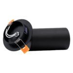 GLOBOSTAR® LEO 60350 Χωνευτό Κινούμενο Φωτιστικό Downlight Σποτ με Ντουί 1 x GU10 AC 220-240V IP20 - Μαύρο Ματ - Μ9 x Π9 x Υ17cm / Q7cm - Image 8