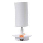 GLOBOSTAR® LEO 60351 Χωνευτό Κινούμενο Φωτιστικό Downlight Σποτ με Ντουί 1 x GU10 AC 220-240V IP20 - Λευκό Ματ - Μ9 x Π9 x Υ17cm / Q7cm - Image 6