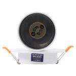 GLOBOSTAR® LEO 60351 Χωνευτό Κινούμενο Φωτιστικό Downlight Σποτ με Ντουί 1 x GU10 AC 220-240V IP20 - Λευκό Ματ - Μ9 x Π9 x Υ17cm / Q7cm - Image 7