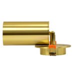 GLOBOSTAR® LEO 60352 Χωνευτό Κινούμενο Φωτιστικό Downlight Σποτ με Ντουί 1 x GU10 AC 220-240V IP20 - Χρυσό Πλατίνα - Μ9 x Π9 x Υ17cm / Q7cm - Image 4