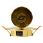 GLOBOSTAR® LEO 60352 Χωνευτό Κινούμενο Φωτιστικό Downlight Σποτ με Ντουί 1 x GU10 AC 220-240V IP20 - Χρυσό Πλατίνα - Μ9 x Π9 x Υ17cm / Q7cm - Image 7