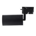 GLOBOSTAR® LEO 60353 Κινούμενο Φωτιστικό Σποτ Ράγας με Ντουί 1 x GU10 AC 220-240V IP20 - Μαύρο Ματ - Μ6 x Π6 x Υ19cm - Image 6