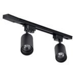 GLOBOSTAR® LEO 60354 Μοντέρνο Φωτιστικό Οροφής με Ντουί 2 x GU10 AC 220-240V IP20 - Μαύρο - Μ50.5 x Π6 x Υ20cm - Image 5