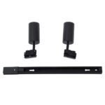 GLOBOSTAR® LEO 60354 Μοντέρνο Φωτιστικό Οροφής με Ντουί 2 x GU10 AC 220-240V IP20 - Μαύρο - Μ50.5 x Π6 x Υ20cm - Image 8