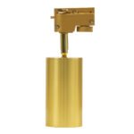 GLOBOSTAR® LEO 60357 Κινούμενο Φωτιστικό Σποτ Ράγας με Ντουί 1 x GU10 AC 220-240V IP20 - Χρυσό Πλατίνα - Μ6 x Π6 x Υ19cm - Image 6