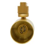 GLOBOSTAR® LEO 60357 Κινούμενο Φωτιστικό Σποτ Ράγας με Ντουί 1 x GU10 AC 220-240V IP20 - Χρυσό Πλατίνα - Μ6 x Π6 x Υ19cm - Image 7