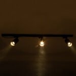 GLOBOSTAR® LEO 60359 Μοντέρνο Φωτιστικό Οροφής με Ντουί 3 x GU10 AC 220-240V IP20 - Χρυσό Πλατίνα - Μ100 x Π6 x Υ20cm - Image 3