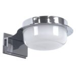 GLOBOSTAR® KIARA 60402 Μοντέρνο Φωτιστικό Τοίχου - Απλίκα Καθρέπτη Μπάνιου LED 5W 560lm 120° AC 220-240V IP44 Φυσικό Λευκό 4500K - Lumileds SMD Chip & TÜV SÜD Driver - Νίκελ Χρώμιο & Λευκό - Μ10 x Π13 x Υ3cm - 3 Χρόνια Εγγύηση - Image 4