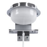 GLOBOSTAR® KIARA 60402 Μοντέρνο Φωτιστικό Τοίχου - Απλίκα Καθρέπτη Μπάνιου LED 5W 560lm 120° AC 220-240V IP44 Φυσικό Λευκό 4500K - Lumileds SMD Chip & TÜV SÜD Driver - Νίκελ Χρώμιο & Λευκό - Μ10 x Π13 x Υ3cm - 3 Χρόνια Εγγύηση - Image 7